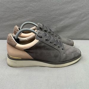 Louise et Cie Lo-Berlena Womens Size 6 M Shoes Gray Blush Leather Sneakers